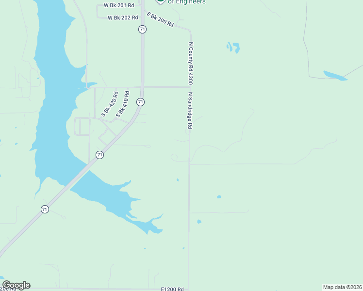 map of restaurants, bars, coffee shops, grocery stores, and more near 10370 North Sandridge Road in Stigler
