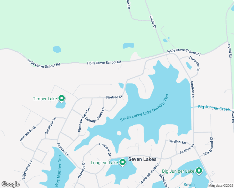 map of restaurants, bars, coffee shops, grocery stores, and more near 218 Firetree Lane in West End