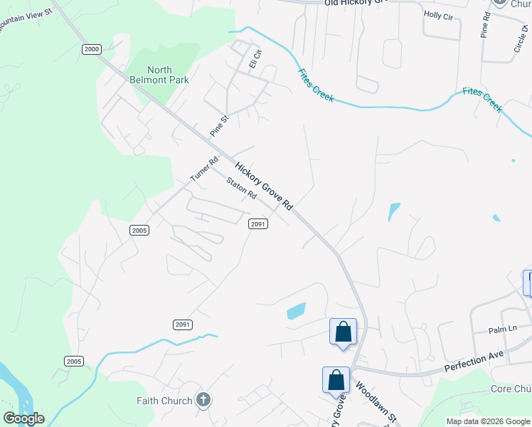 map of restaurants, bars, coffee shops, grocery stores, and more near 152 Staton Road in Gastonia