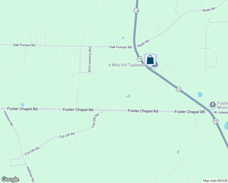 map of restaurants, bars, coffee shops, grocery stores, and more near 418 Foster Chapel Road in Searcy