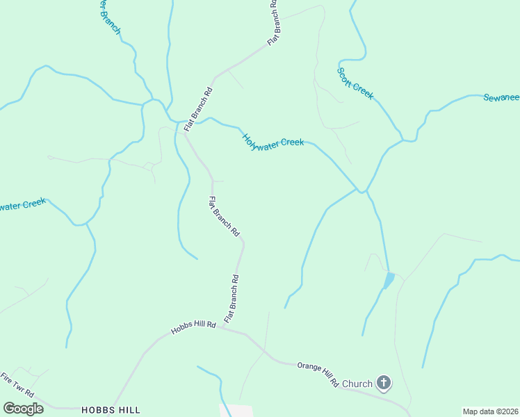 map of restaurants, bars, coffee shops, grocery stores, and more near 143 Holy Water Trail in Tracy City