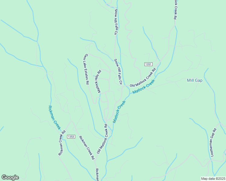map of restaurants, bars, coffee shops, grocery stores, and more near 530 Matlock Creek Road in Franklin