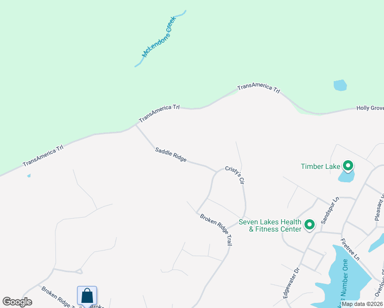 map of restaurants, bars, coffee shops, grocery stores, and more near 164 Saddle Ridge in Seven Lakes