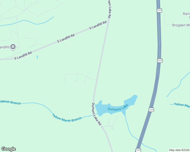 map of restaurants, bars, coffee shops, grocery stores, and more near 1282 Durham Lake Road in Dudley