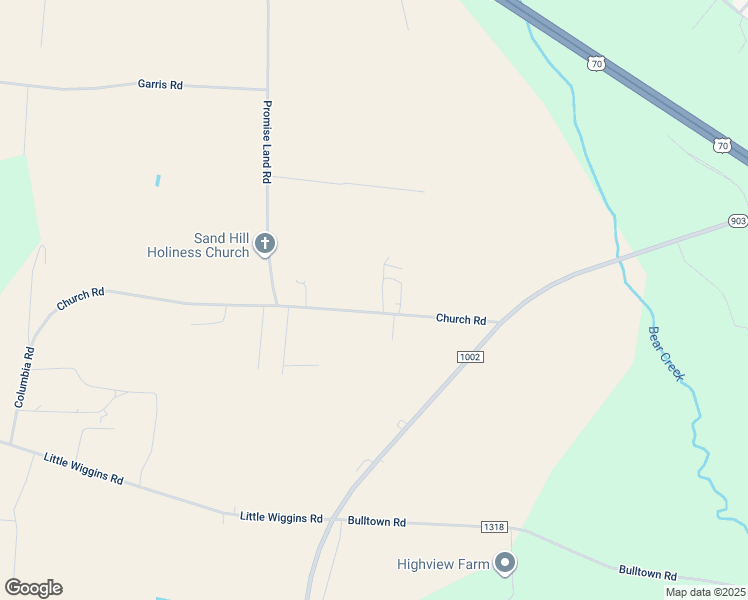 map of restaurants, bars, coffee shops, grocery stores, and more near 5950 Church Road in La Grange