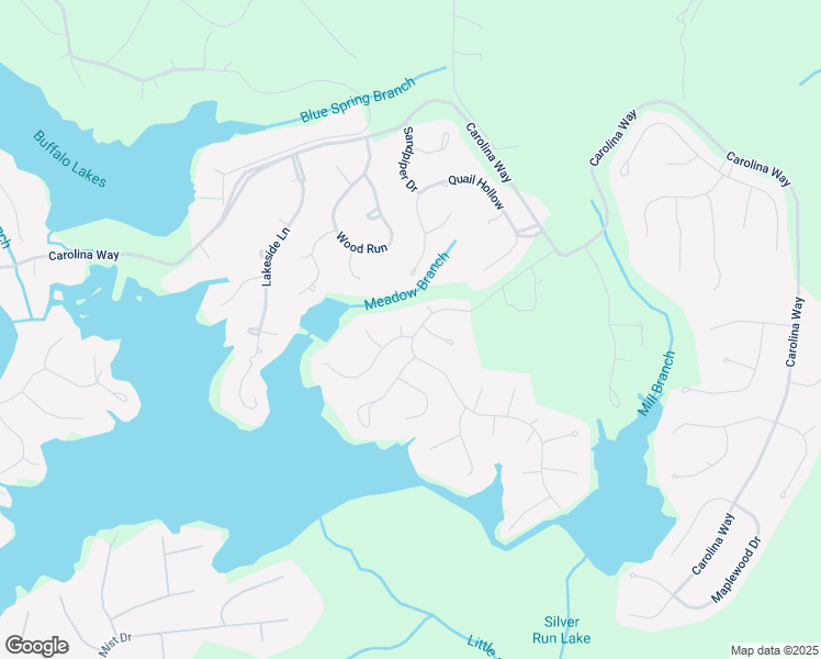 map of restaurants, bars, coffee shops, grocery stores, and more near 10 Cutter Circle in Sanford