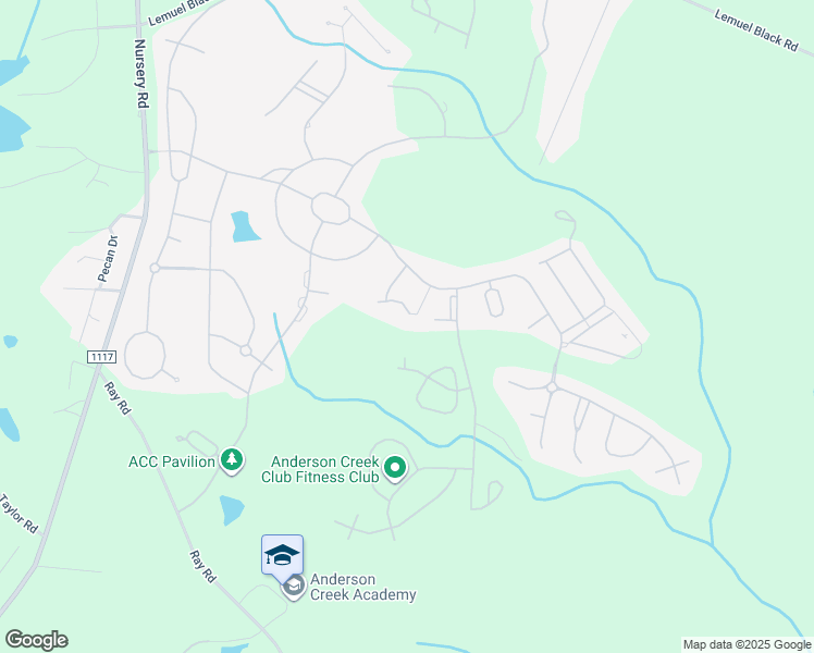 map of restaurants, bars, coffee shops, grocery stores, and more near 104 Pine Hawk Drive in Spring Lake