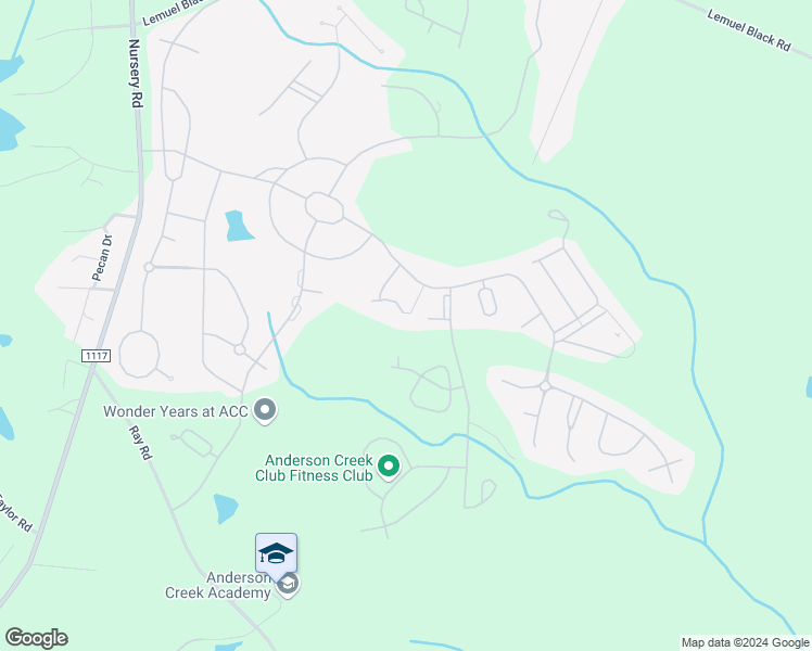 map of restaurants, bars, coffee shops, grocery stores, and more near 108 Pine Hawk Drive in Spring Lake