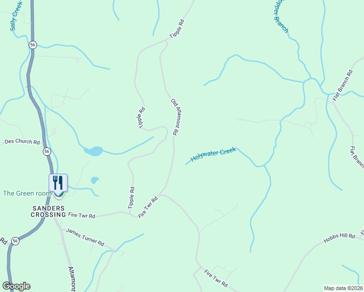 map of restaurants, bars, coffee shops, grocery stores, and more near 296 Old Altamont Road in Tracy City