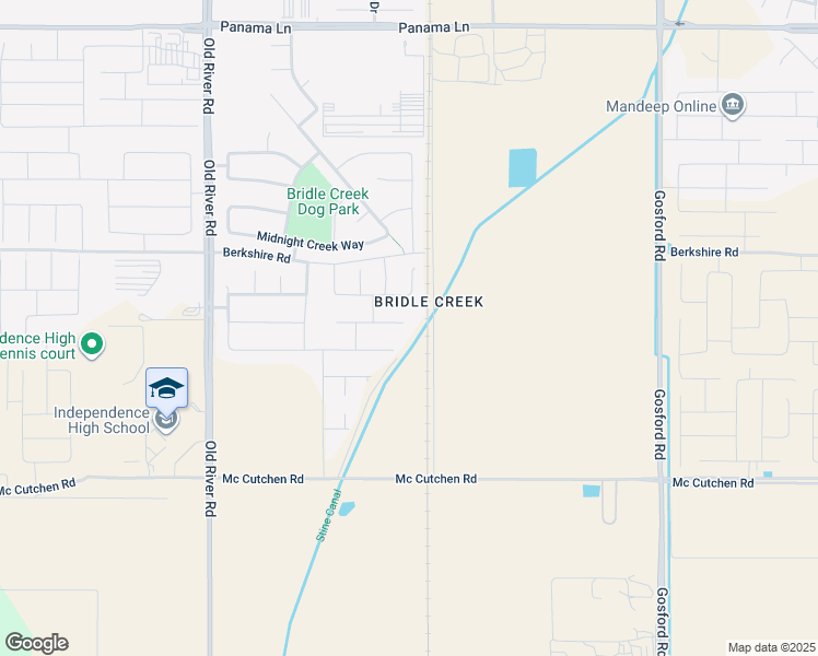 map of restaurants, bars, coffee shops, grocery stores, and more near 9006 Almond Creek Drive in Bakersfield