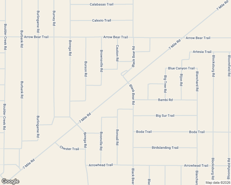 map of restaurants, bars, coffee shops, grocery stores, and more near 13433 7 Mile Road in Santa Margarita