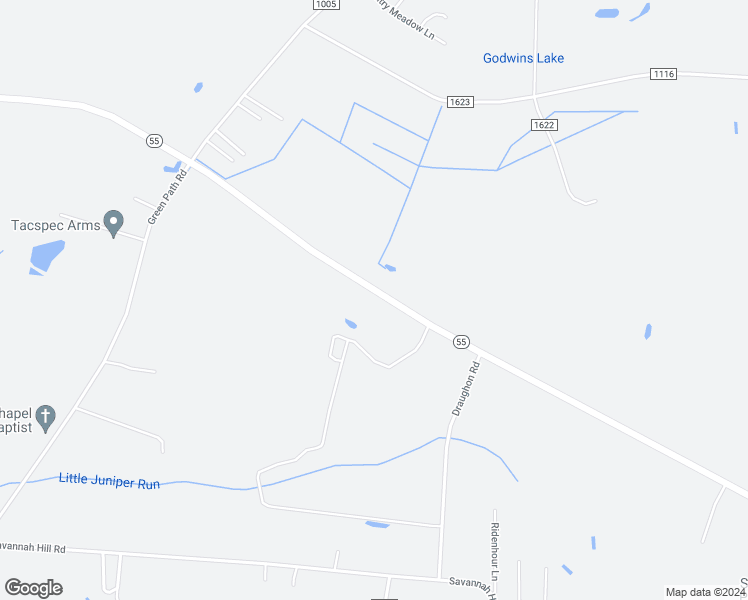 map of restaurants, bars, coffee shops, grocery stores, and more near 10995 Harnett-Dunn Highway in Dunn