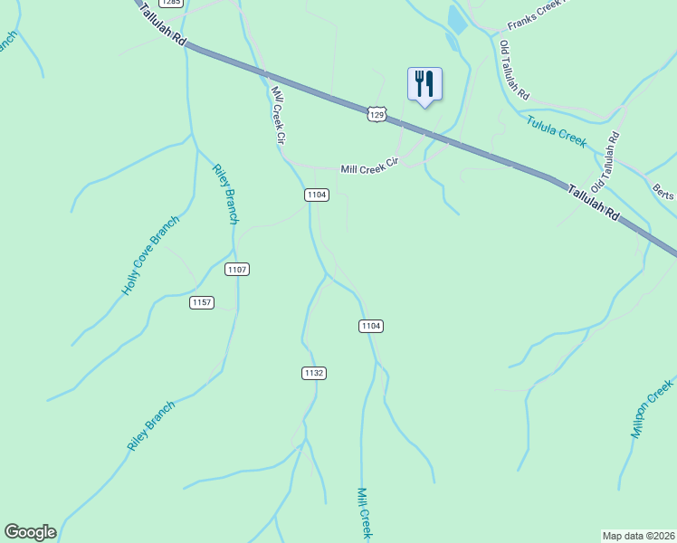 map of restaurants, bars, coffee shops, grocery stores, and more near 250 Mill Creek Road in Robbinsville