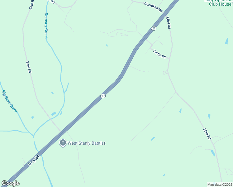 map of restaurants, bars, coffee shops, grocery stores, and more near 24436 North Carolina 24 in Albemarle