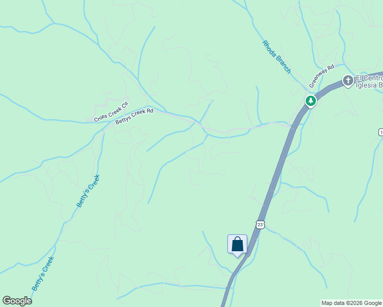 map of restaurants, bars, coffee shops, grocery stores, and more near 211 Happy Nest Road in Sylva