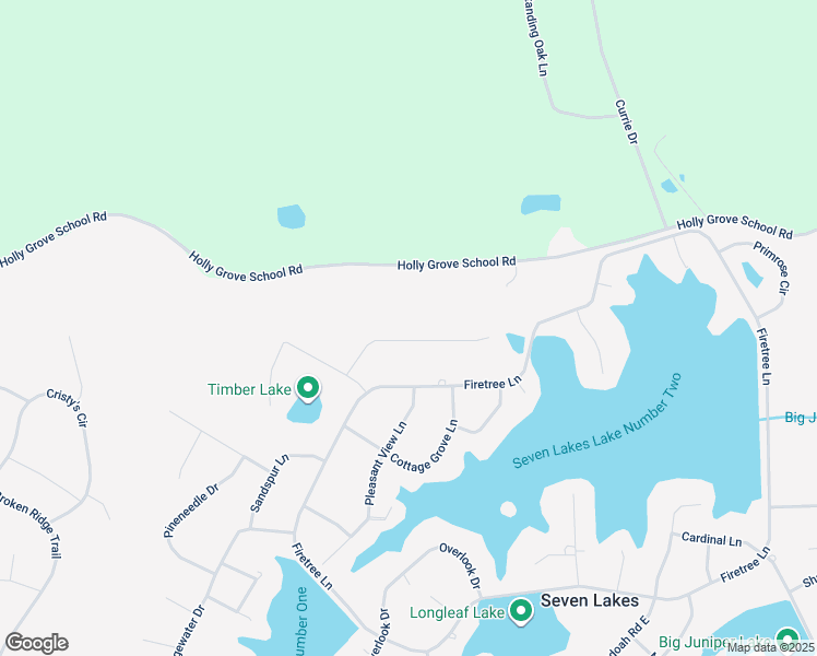 map of restaurants, bars, coffee shops, grocery stores, and more near 113 Pinecone Court in Seven Lakes