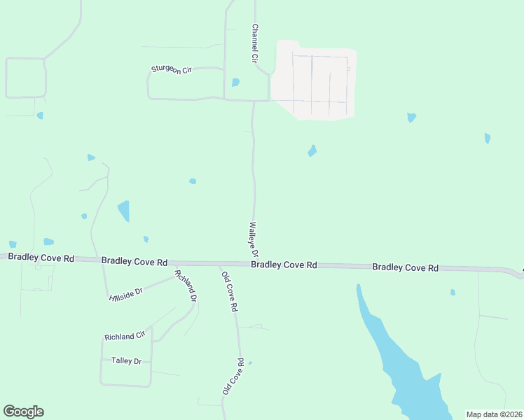map of restaurants, bars, coffee shops, grocery stores, and more near 184 Walleye Drive in Russellville