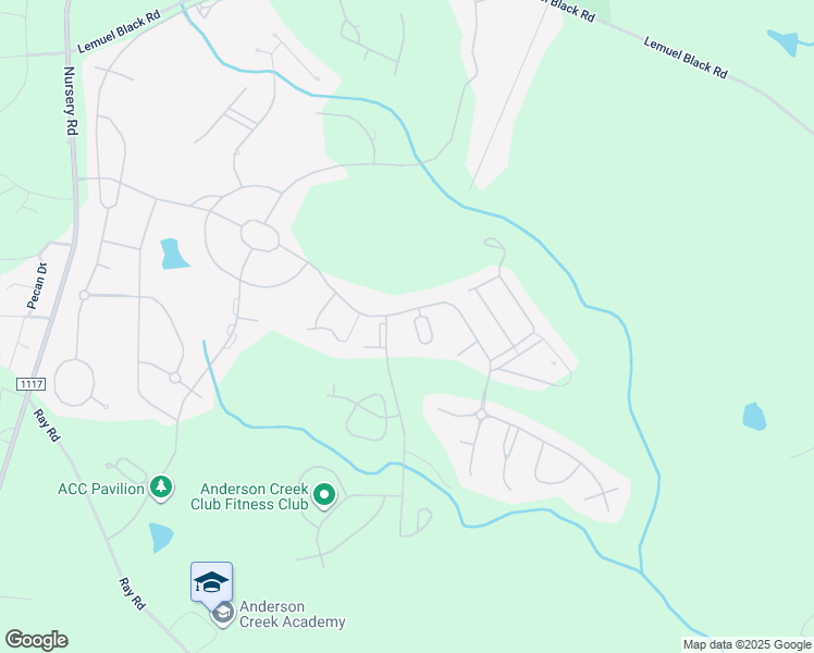 map of restaurants, bars, coffee shops, grocery stores, and more near 32 Leaning Pine Circle in Spring Lake