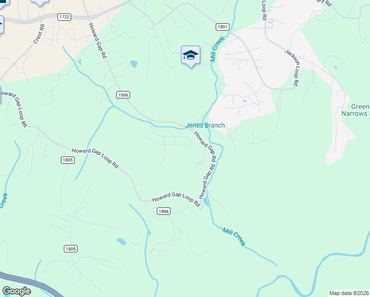 map of restaurants, bars, coffee shops, grocery stores, and more near 201 Wisdom Cove Road in Flat Rock