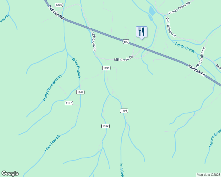 map of restaurants, bars, coffee shops, grocery stores, and more near 250 Mill Creek Road in Robbinsville