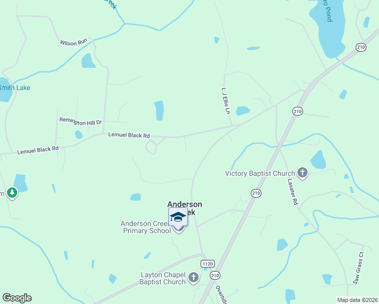 map of restaurants, bars, coffee shops, grocery stores, and more near 75 Doris Drive in Bunnlevel