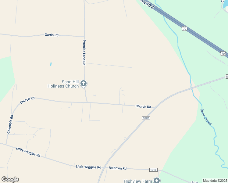 map of restaurants, bars, coffee shops, grocery stores, and more near 5950 Church Road in La Grange