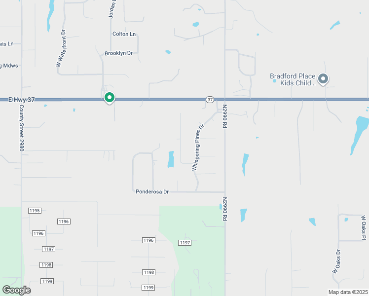 map of restaurants, bars, coffee shops, grocery stores, and more near 102 Loblolly Lane in Tuttle