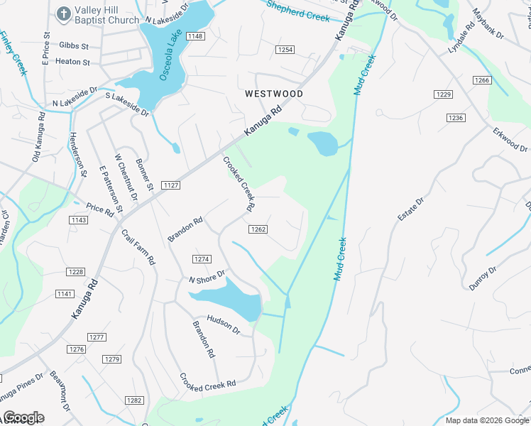 map of restaurants, bars, coffee shops, grocery stores, and more near 109 Huntington Court in Hendersonville