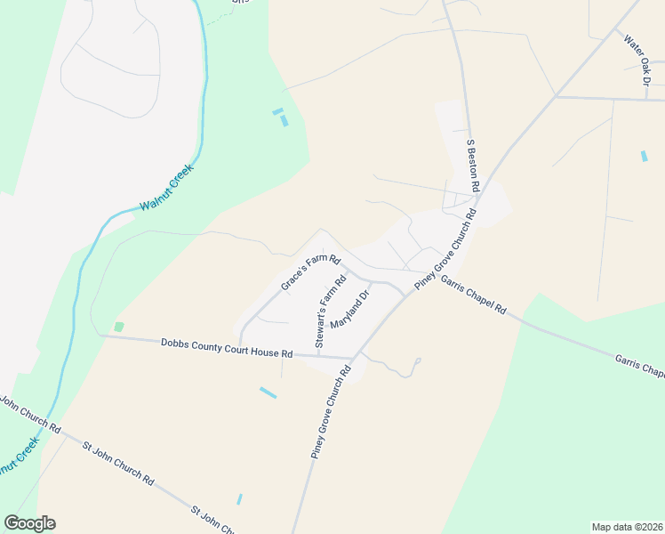 map of restaurants, bars, coffee shops, grocery stores, and more near 301 Stewart's Farm Road in La Grange