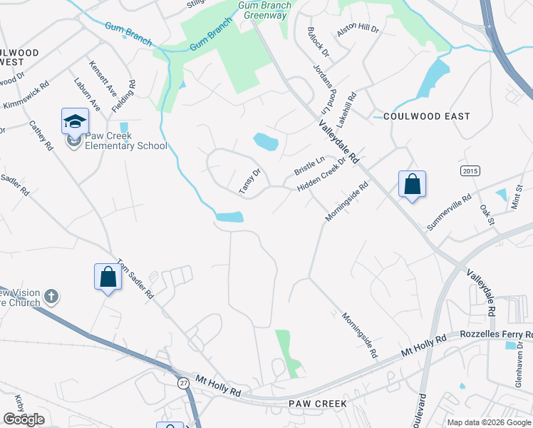 map of restaurants, bars, coffee shops, grocery stores, and more near 508 Moss Stream Lane in Charlotte