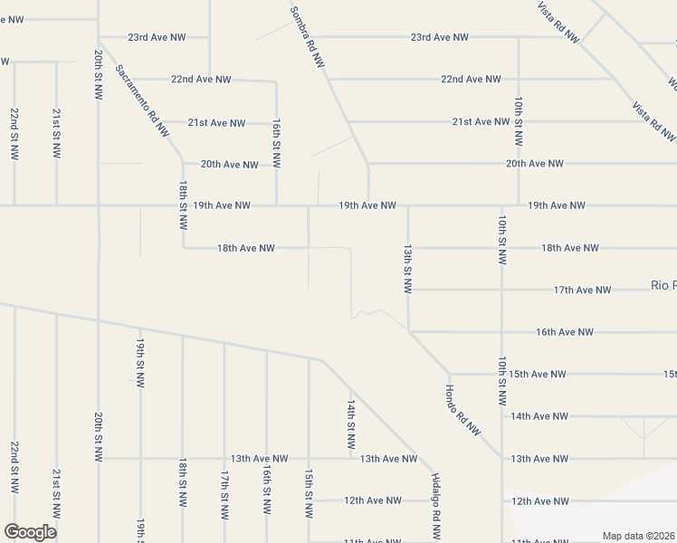 map of restaurants, bars, coffee shops, grocery stores, and more near 14th Street Northwest in Rio Rancho