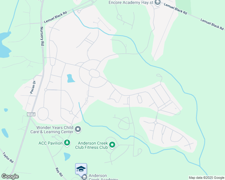 map of restaurants, bars, coffee shops, grocery stores, and more near 16 Hawk Ridge Drive in Spring Lake