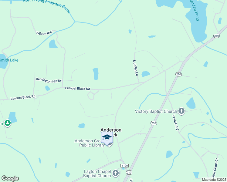 map of restaurants, bars, coffee shops, grocery stores, and more near 259 Lemuel Black Road in Bunnlevel