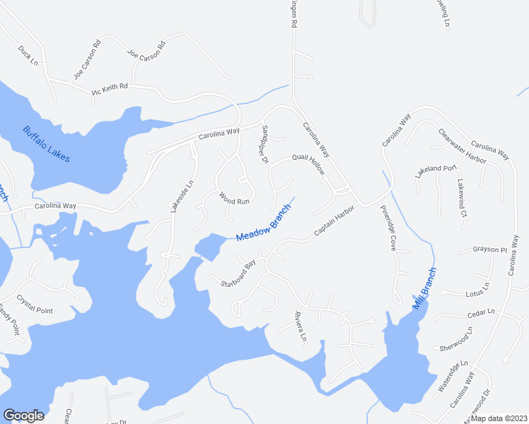 map of restaurants, bars, coffee shops, grocery stores, and more near 274 Sandpiper Drive in Sanford