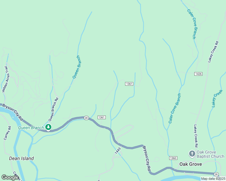 map of restaurants, bars, coffee shops, grocery stores, and more near 1361 Bradley Creek Road in Franklin