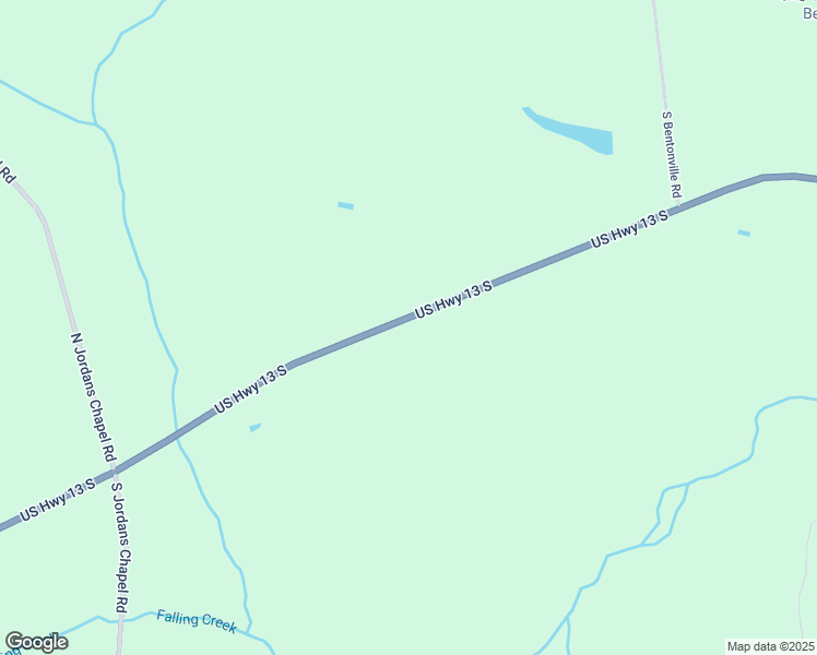 map of restaurants, bars, coffee shops, grocery stores, and more near 5287 US Highway 13 South in Mount Olive