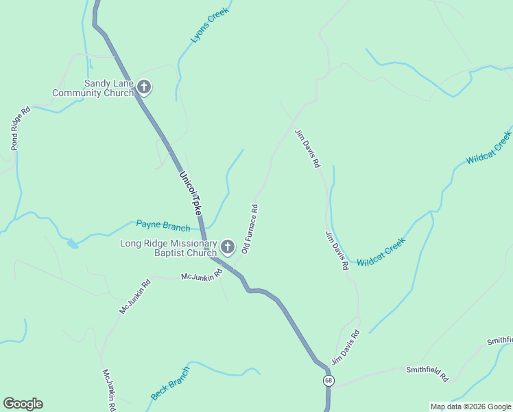 map of restaurants, bars, coffee shops, grocery stores, and more near 144 Old Furnace Road in Tellico Plains