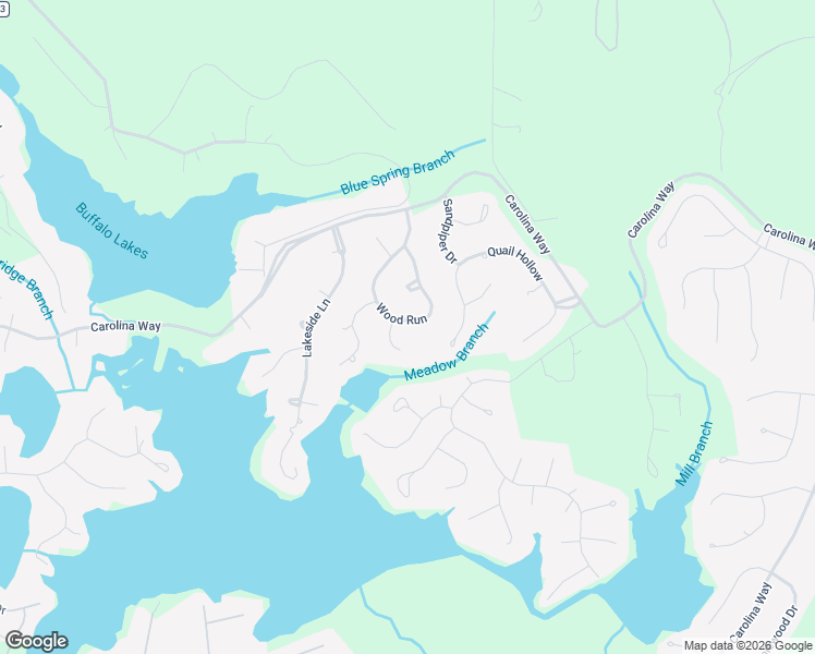 map of restaurants, bars, coffee shops, grocery stores, and more near 240 Wood Run in Sanford