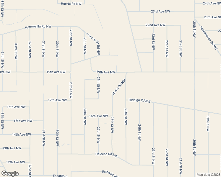 map of restaurants, bars, coffee shops, grocery stores, and more near 27th Street Northwest in Rio Rancho