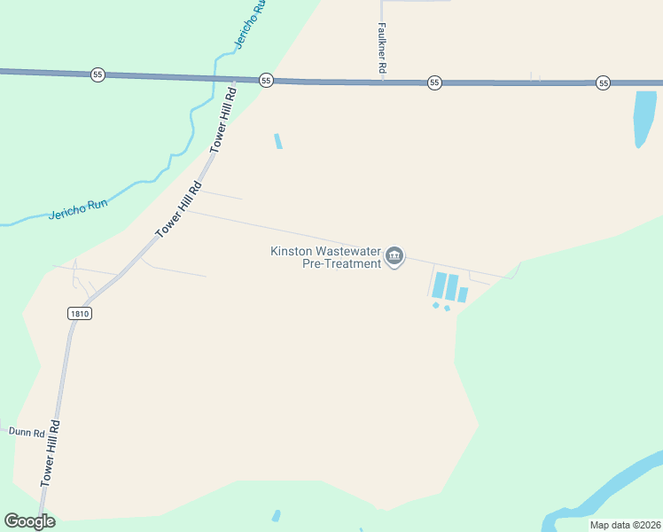 map of restaurants, bars, coffee shops, grocery stores, and more near 1995 Becton Farm Road in Kinston