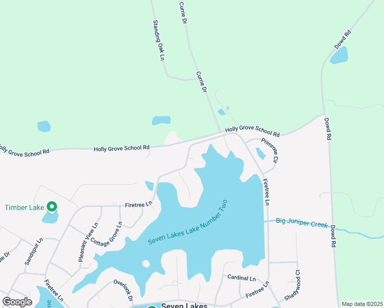 map of restaurants, bars, coffee shops, grocery stores, and more near 186 Firetree Lane in Seven Lakes