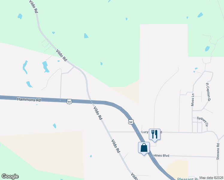 map of restaurants, bars, coffee shops, grocery stores, and more near in Bolivar
