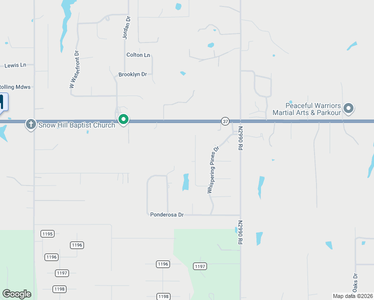 map of restaurants, bars, coffee shops, grocery stores, and more near 5 Loblolly Lane in Tuttle