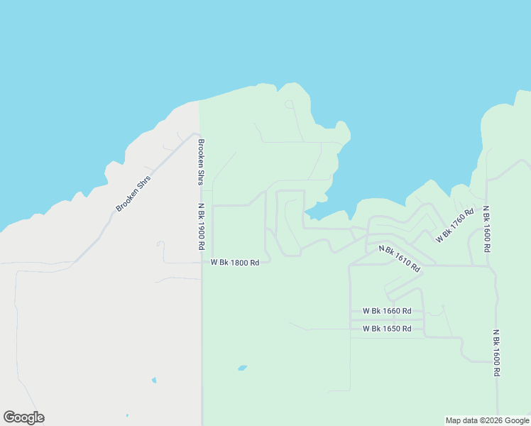 map of restaurants, bars, coffee shops, grocery stores, and more near North Bk 1800 Road in Haskell County