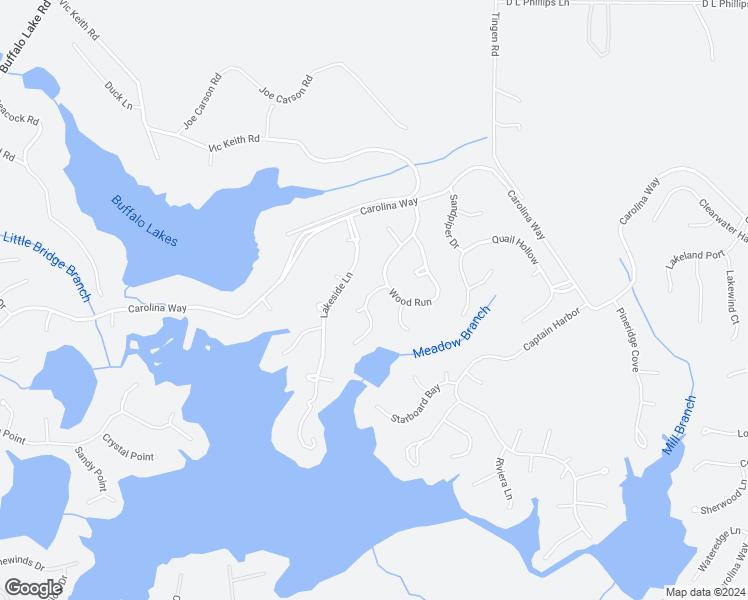 map of restaurants, bars, coffee shops, grocery stores, and more near 35 Harborview Drive in Sanford