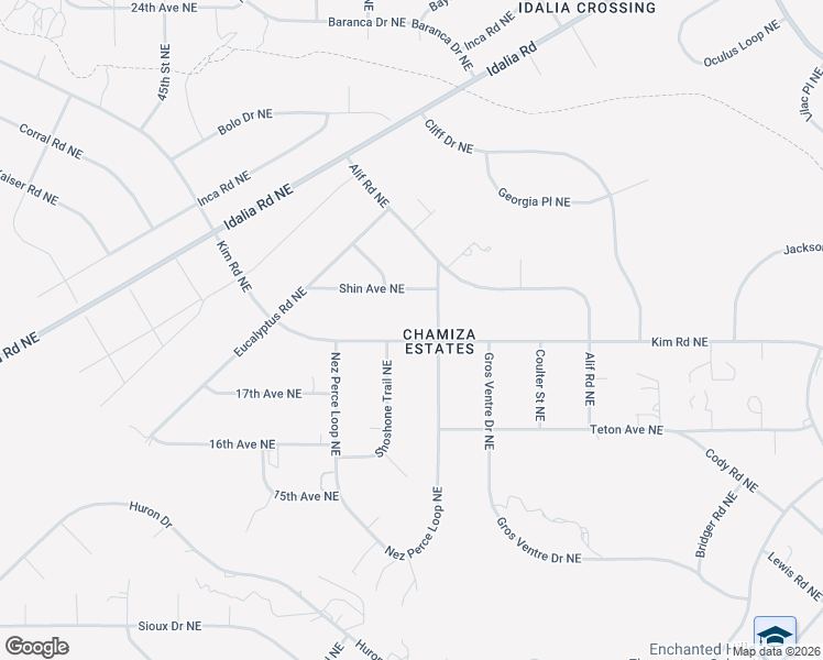 map of restaurants, bars, coffee shops, grocery stores, and more near 4860 Kim Road Northeast in Rio Rancho