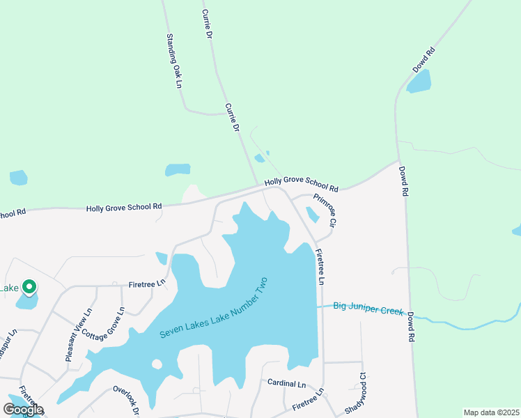 map of restaurants, bars, coffee shops, grocery stores, and more near 106 Running Brook Lane in Seven Lakes