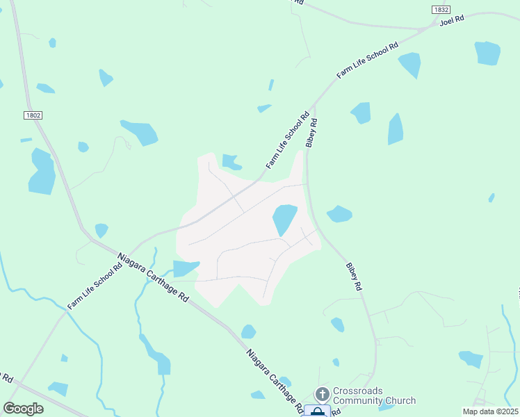 map of restaurants, bars, coffee shops, grocery stores, and more near 153 Farmhouse Lane in Carthage