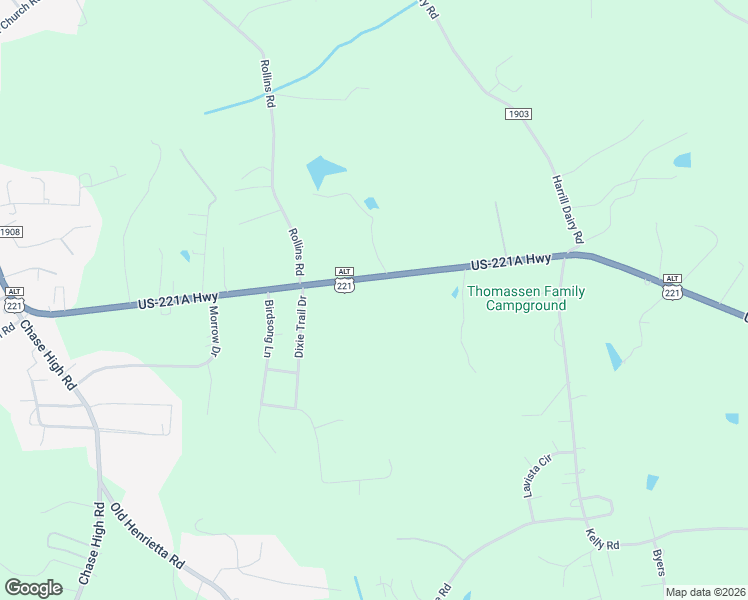 map of restaurants, bars, coffee shops, grocery stores, and more near 1178 US 221A Highway in Forest City