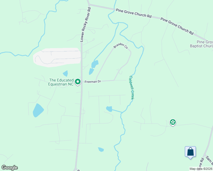 map of restaurants, bars, coffee shops, grocery stores, and more near 933 Olde Creek Trail in Concord